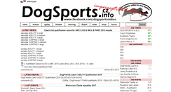 Desktop Screenshot of dogsports.cz