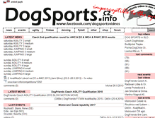 Tablet Screenshot of dogsports.cz